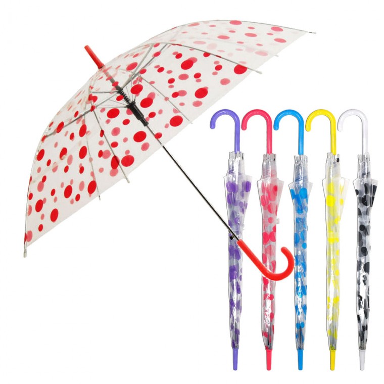 투명 땡땡이우산 물방울우산 자동우산 장우산 비닐우산 판촉물 답럐품