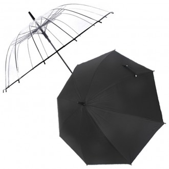 [고급 투명우산 / EVA검정우산] 튼튼한 장우산 안전우산 자동우산 골프우산 미술 단체우산 인쇄가능 사은품