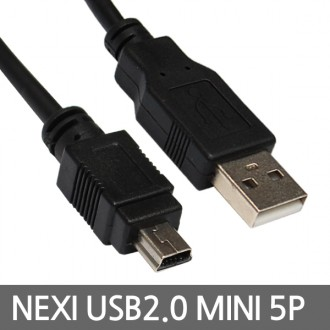 NEXI NX-USB2.0 AM-MINI5P ( 2M) / 외장하드케이블 NX014