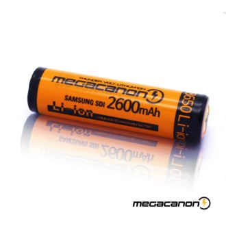 MEGACANON 2600 (보호회로)/18650 2600mAh/삼성 Cell 적용/26J/KC