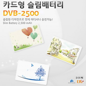 카드형보조배터리 DVB-2500