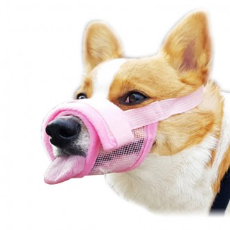 강아지 입마개 마스크 짖음방지 소형 대형견 훈련용품