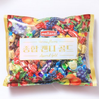 종합 캔디 골드 (800g) 화이트데이 할로윈 사탕 선물