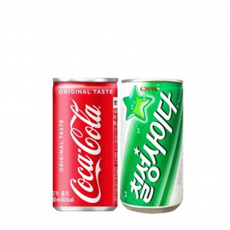코카콜라&amp;칠성사이다(업소용) 190ml X 각30개 (총60개) 탄산음료/콜라/사이다/탄산/혼합음료/펫음료