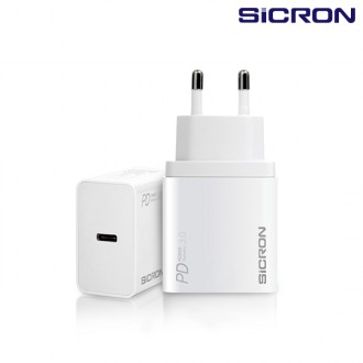 SICRON 30W USB PD C타입 고속 충전기 EN-838QPDA