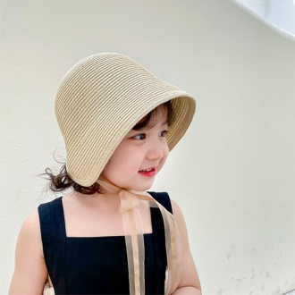 봉오리 버킷햇 모자 / 여성 여자 아동 아이 여름 가을 봄 밀짚모자 왕골모자 라피아 햇 벙거지 보넷 모자