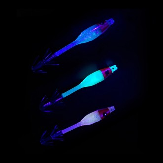 아싸낚시 UV 야광 스틱 슷테형 한치 화살촉 오징어 에기 2개입