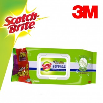 3M387 더블액션 물걸레 청소포 대형 24매