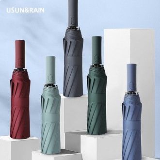 USUN&amp;RAIN 에픽 12K 3단자동 양우산(UPF50+)
