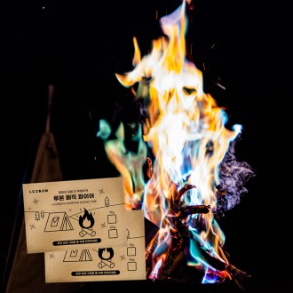 오로라 불꽃 오로라가루 매직파이어 레인보우 감성캠핑 15g 40g 대용량 40분 지속