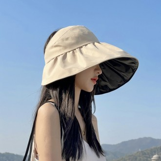 [앙상블] 빅 챙 자외선 차단 모자 여성 여자 여름 썬캡 코튼 휴가 캡