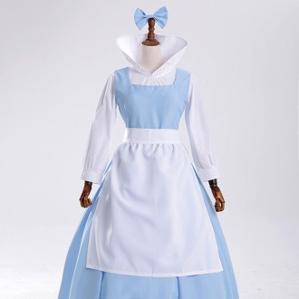 미녀와야수 벨 하녀복 드레스 옷 의상 코스프레 2size 졸업사진 할로윈 코스튬