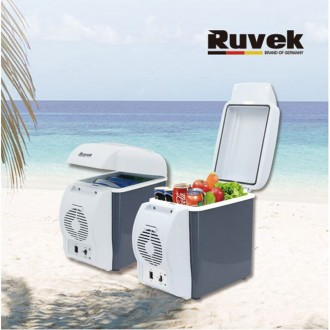 루베크 RU-705 차량용 냉온장고 7.5L 자동차 카 캠핑 냉장고 12V 온장고 전기 아이스박스