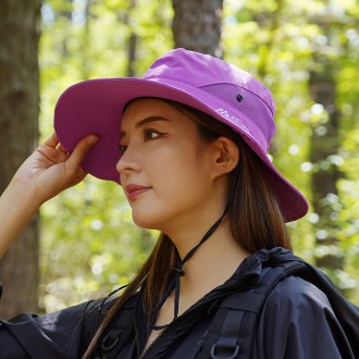 라이반 여성 메쉬 등산모자 햇빛가리개 버킷 햇 모자 KN-07002