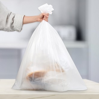 재활용 비닐봉투 50매 60L 65x85cm/분리수거함 봉지 1회용 일회용 다용도 쓰레기