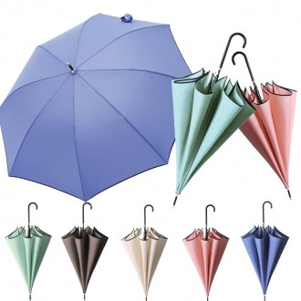 [해인] 8K 블랙 라인 장우산/자동우산/감성컬러 장우산/튼튼한 장우산
