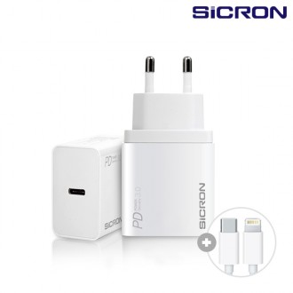 SICRON 30W USB PD C타입 고속 충전기 EN-838QPDI8