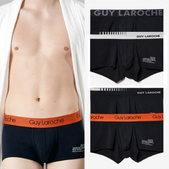 [Guy Laroche]기능성(전자파차단.향균) 드로즈 속옷 Black Collection 3종 세트 (색상 택3)