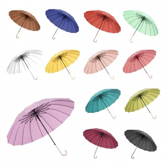 16K 프리미엄 대형 원터치 자동 우산 튼튼한 방풍 17칼라 파스텔 장 우산 인쇄