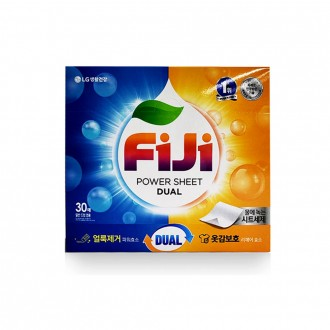 FIJI 피지 파워시트 일반/드럼 세탁기 듀얼 물에녹는 세제 시트세제 30매