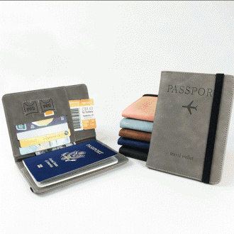 RFID 여권 가방 pu 가죽 다기능 증명서 가방 케이스 여권케이스 RFID 차단 여권지갑 여행용지갑AA-1031