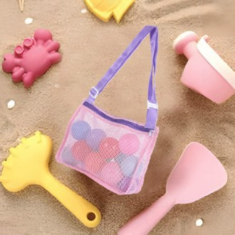 [가디언블루] 메쉬 물놀이가방 해변 장난감가방