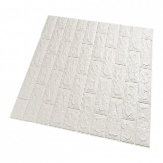 템파보드 화이트 벽돌 6개 패턴 템버보드 템퍼보드 시트지 붙이는 벽지 접착식 셀프 시공