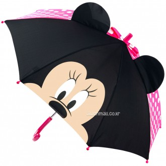 미니마우스 빼꼼 입체 47 우산-핑크