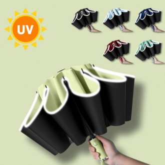 [CU] 고급 거꾸로 우산 3단 자동 10K 자외선차단 암막 양우산 홍보용 답례품 사은품 판촉물 인쇄
