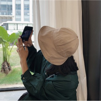 [가디언블루] 보넷 버킷햇 양면 벙거지모자 여성모자 자외선차단 모자