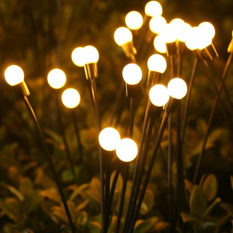 태양광 8LED 반딧불 잔디빛조명 2개/ 조명꽃 야외 잔디조명 정원등 무드등 마당조명