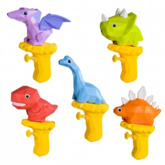 파스텔 큐트 공룡 물총 유아 어린이 워터건 물놀이 장난감