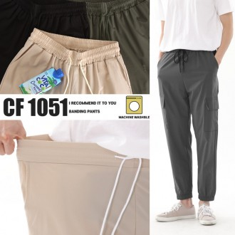 [범진통상] CF1051 남성용 우븐 9부 카고 바지 (FREE XL) 여름