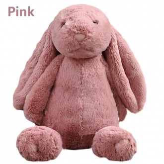 젤리캣애착인형 귀여운 만화 부드러운 봉제 어린이용 35CM 긴 귀 토끼 토끼 잠자는 장난감
