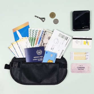 여행용 복대 해외여행 소매치기방지 안전 여권 가방