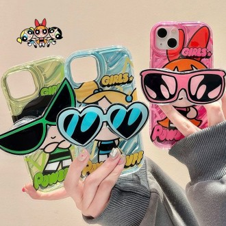 파워퍼프걸케이스 Powerpuff Girls 선글라스 브래킷 휴대폰 케이스 아이폰 14 1