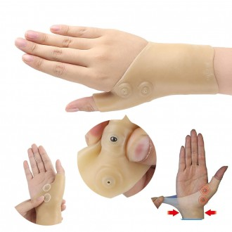 실리콘 손목 보호대 마그네틱지압 아대 손목통증 밴드 손목관절보호