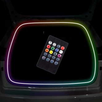 자동차 트렁크 RGB컬러 식빵등 DIY LED바 무드등 면발광 배선형
