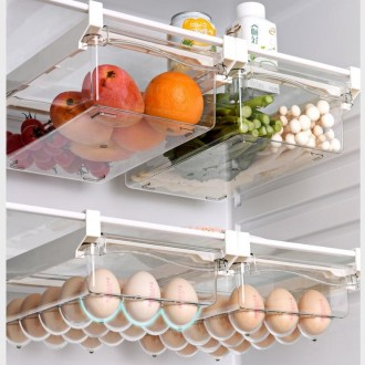 야채 슬라이드 보관함 계란 보관함 서랍형 트레이 냉장고정리