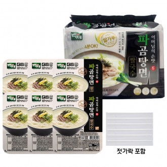 백제 파 곰탕면 쌀국수 멀티팩 6p / 선물세트 / 판촉물 / 쌀국수