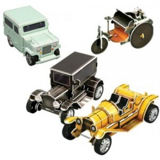 스콜라스 자동차 시리즈2 3D종이입체퍼즐 만들기 교구