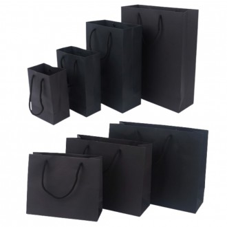 무지 블랙쇼핑백 세로형 가로형 종이가방 포장 선물용 검정색 쇼핑백 가방