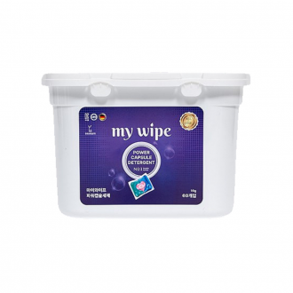 MY WIPE 캡슐세제 올인원 세탁세제 원샷 60개입