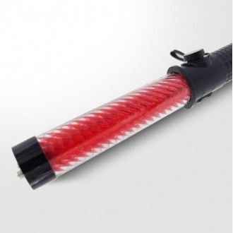 차량용 4기능 호루라기 LED 경광봉 생활방수 비상후레쉬 기능