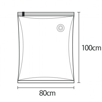 진공 압축팩 진공팩 밸브형 기본 80*100