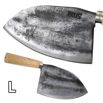 무쇠 막대바 식도 L 32x12 (무쇠칼 재래칼 대바칼 고기칼 시장칼 생선칼