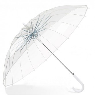 [월드온] 16K 고급 투명 장우산 반자동우산 비닐 골프우산 대형우산 투명우산 시야확보 사은품우산 판촉물