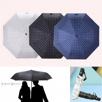 자동 체크3단 암막 양우산 양산 우산 자동우산