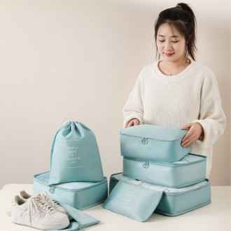 [CU] 여행파우치 정리백 7종 파우치 세트 캐리어 가방 여행 캠핑 화장품 옷 정리 수납가방