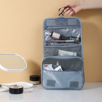 대용량 여행용 화장품 파우치 고리형 휴대용 메이크업 케이스 수납가방